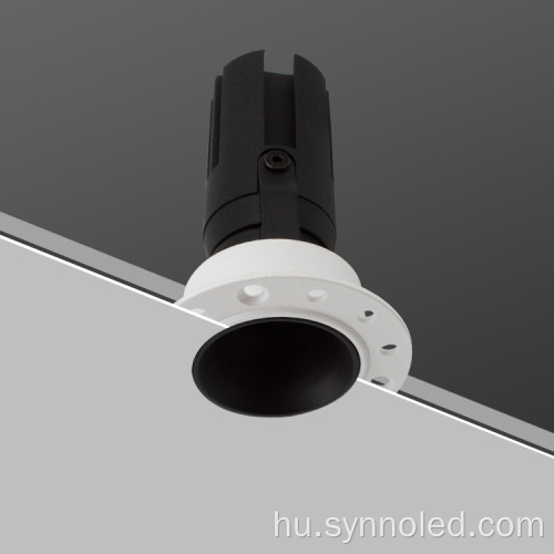 7W 9W 12W süllyesztett reflektorfény LED Trimless Downlight